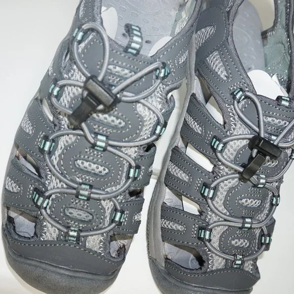 Khombu Womens River Bungee Sandals Size 8.5 Dark G - Picture 7 of 8